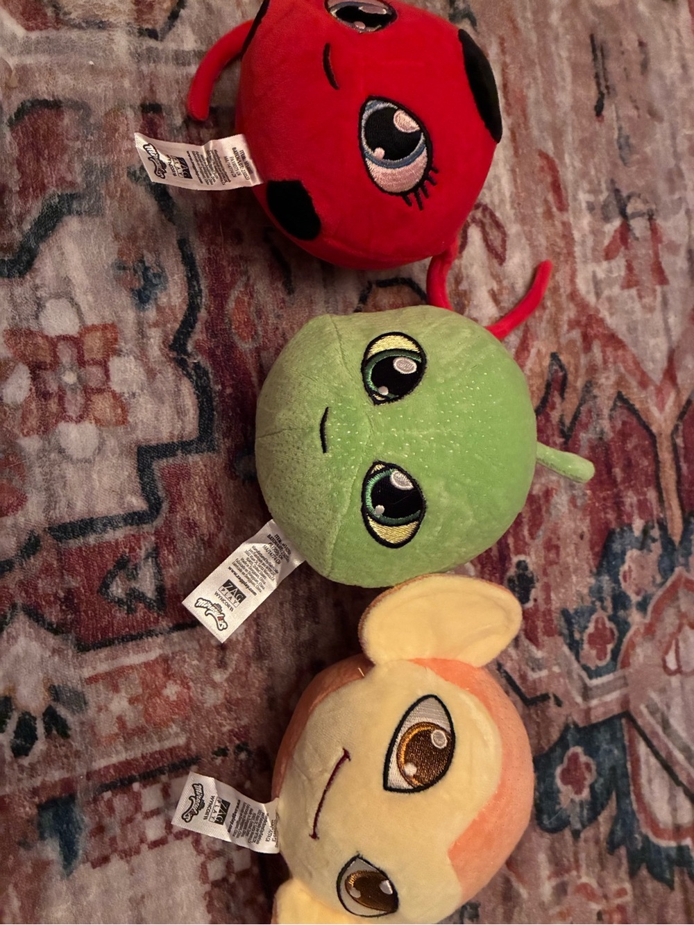 Miraculous ladybug and cat noir squishies